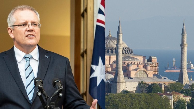 Η Αυστραλία κοντράρει την απόφαση για την Αγία Σοφία