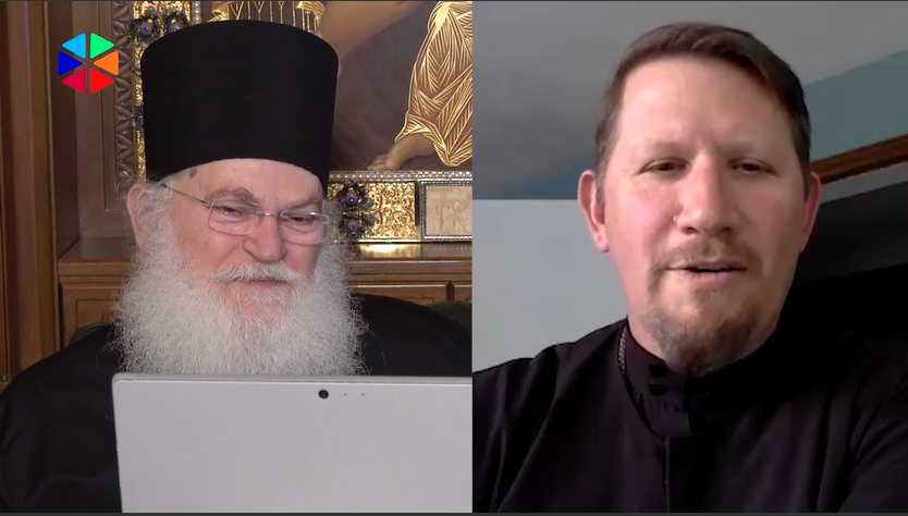 Online discussion between Elder Archimandrite Ephraim with St. Tichon Orthodox Seminary dean Fr. John Parker posted on pages of e-magazine Pemptousia