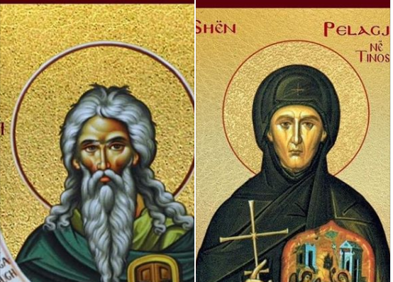 Profeti Jezekiel. Hierodëshmorët Apolinari e Vitali të Ravenës. Oshënare Pelagjia në Tinos