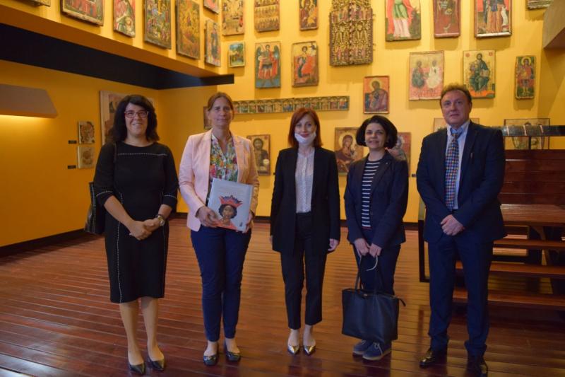 Την Κορυτσά επισκέφθηκε η Πρέσβης της Ελλάδας στην Αλβανία