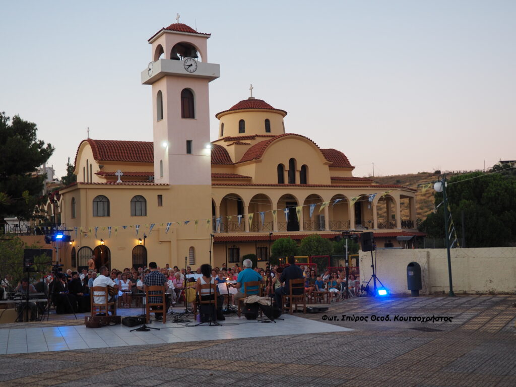 Ευχαριστίες στην Αγία Ειρήνη Χρυσοβαλάντου για τη βοήθεια απέναντι στην πύρινη λαίλαπα