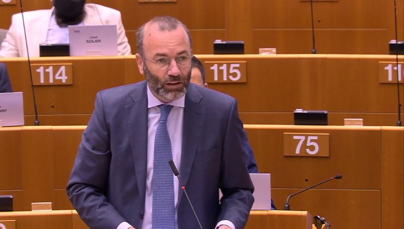 Ο Βέμπερ για την επιβολή κυρώσεων στην Τουρκία (ΒΙΝΤΕΟ)