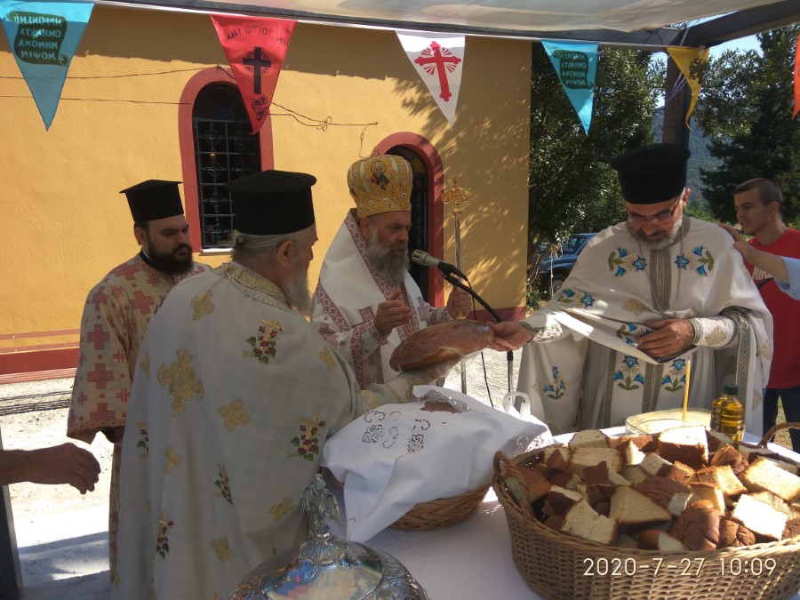 Ο Θεσσαλιώτιδος Τιμόθεος στον Άγιο Παντελεήμονα Ξηροκάμπου