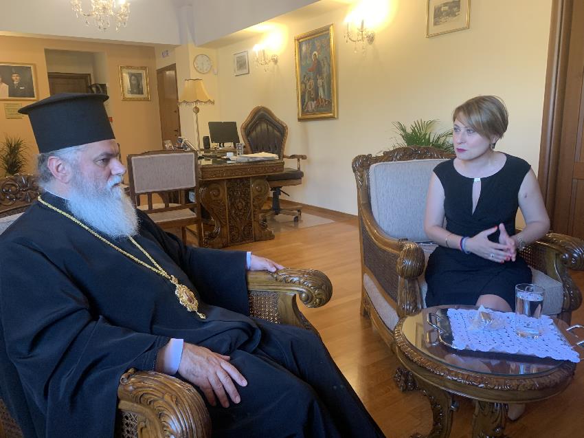 Η Βουλευτής Χριστίνα Αλεξοπούλου στον Μητροπολίτη Καλαβρύτων και Αιγιαλείας