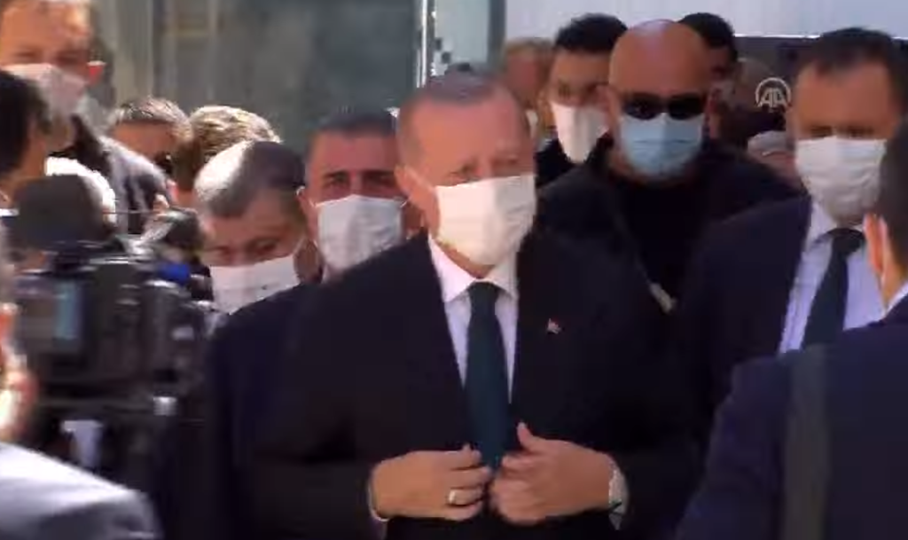 Έφτασε στην Αγία Σοφία ο Ερντογάν