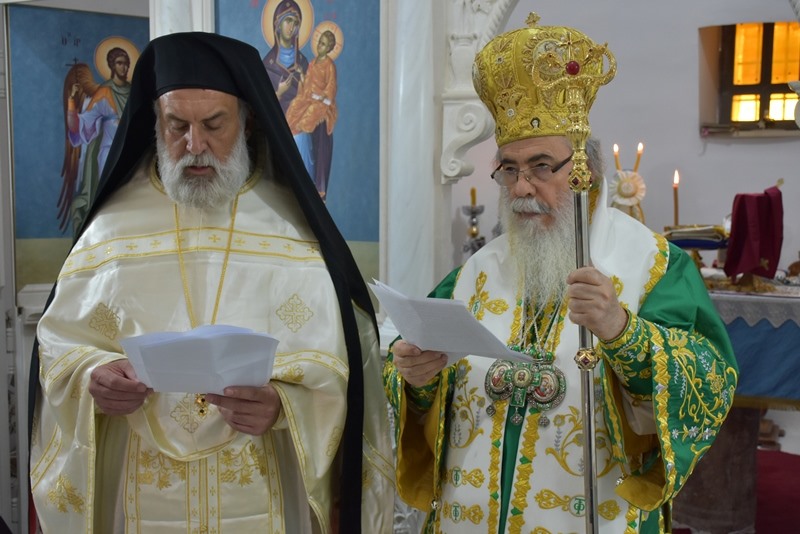 Στην Ι.Μ. Τιμίου Προδρόμου ο Πατρ. Ιεροσολύμων