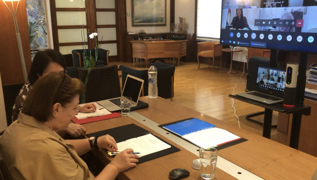 Η υπ. Πολιτισμού ευχαρίστησε τα Ηνωμένα Αραβικά Εμιράτα για τη στήριξη στο ζήτημα της Αγίας Σοφίας