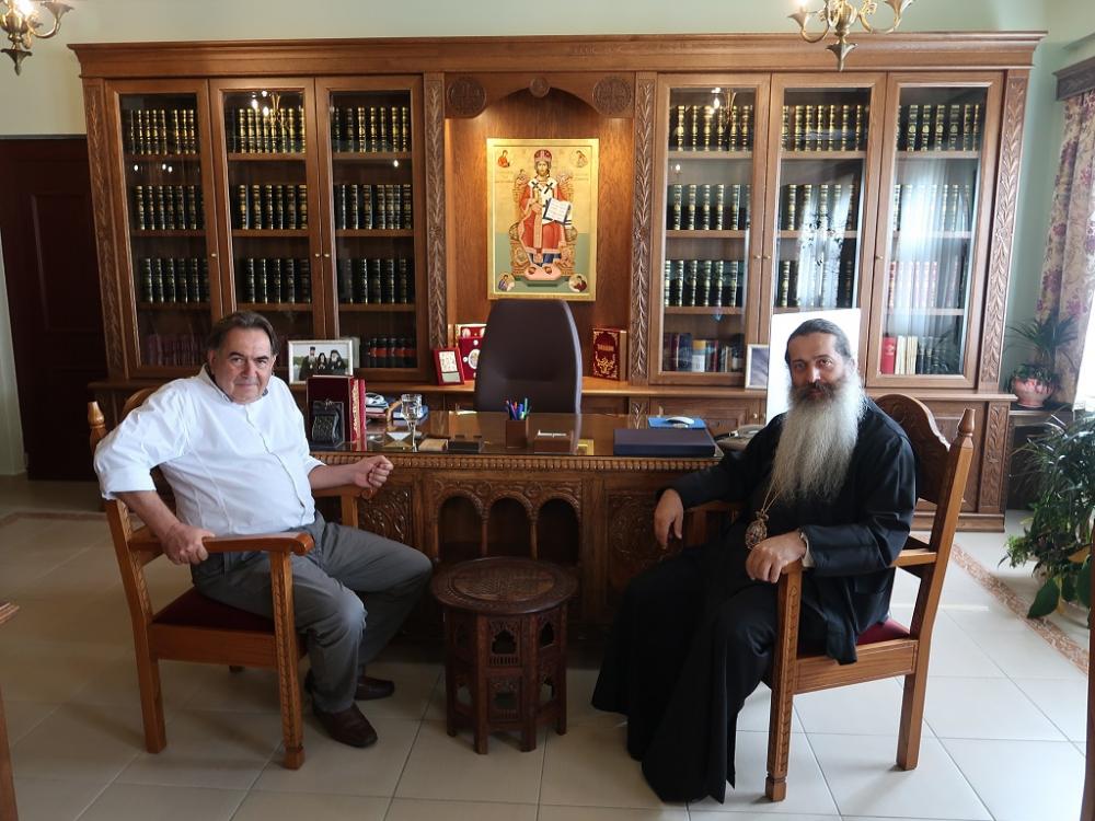 Ο αντιπεριφερειάρχης Φθιώτιδας επισκέφτηκε τον Μητροπολίτη