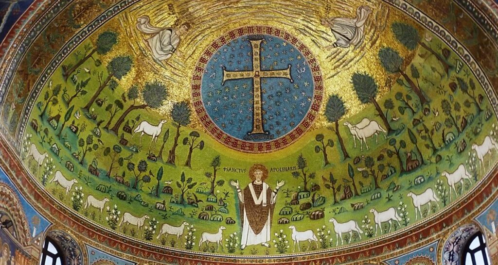 الصليب والنور الإلهي في التجلّي الإلهيّ – تاريخنا يشهد