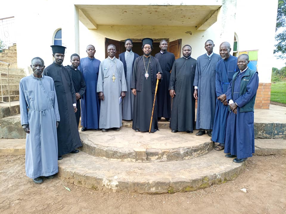 Orthodox Diocese of Gulu and Eastern Uganda – His Grace Silvester met the priests in the Eastern part of the Diocese at St. Paul Orthodox Parish – Nakabale