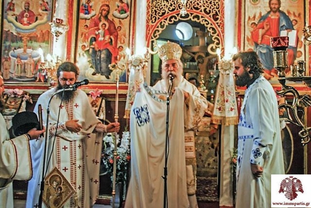 Χειροτονία πρεσβυτέρου από τον Μητροπολίτη Μονεμβασιάς και Σπάρτης