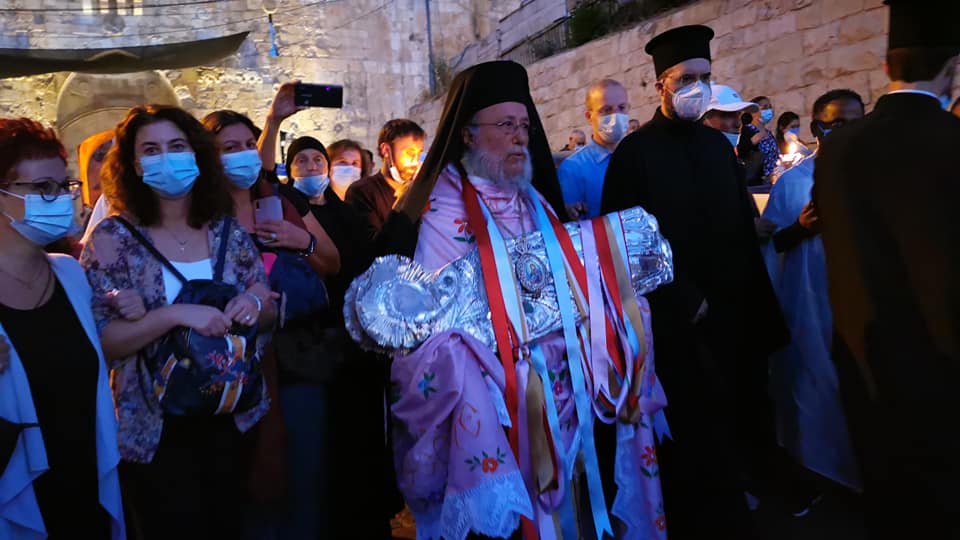 Η Κάθοδος της Εικόνας της Κοιμήσεως στο Θεομητορικό Μνήμα