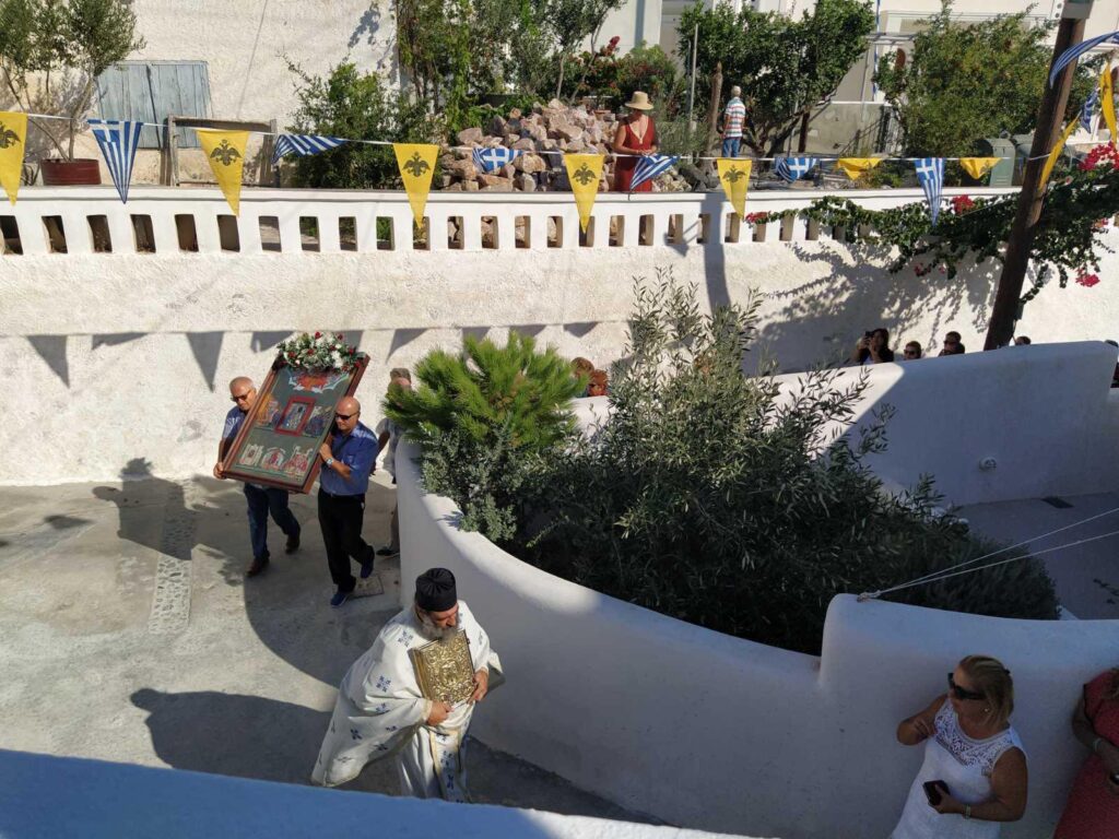 Ο Άγιος Φανούριος στον Καρτεράδο Σαντορίνης
