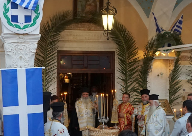 Μέγας Αρχιερατικός Εσπερινός στην Ύδρα
