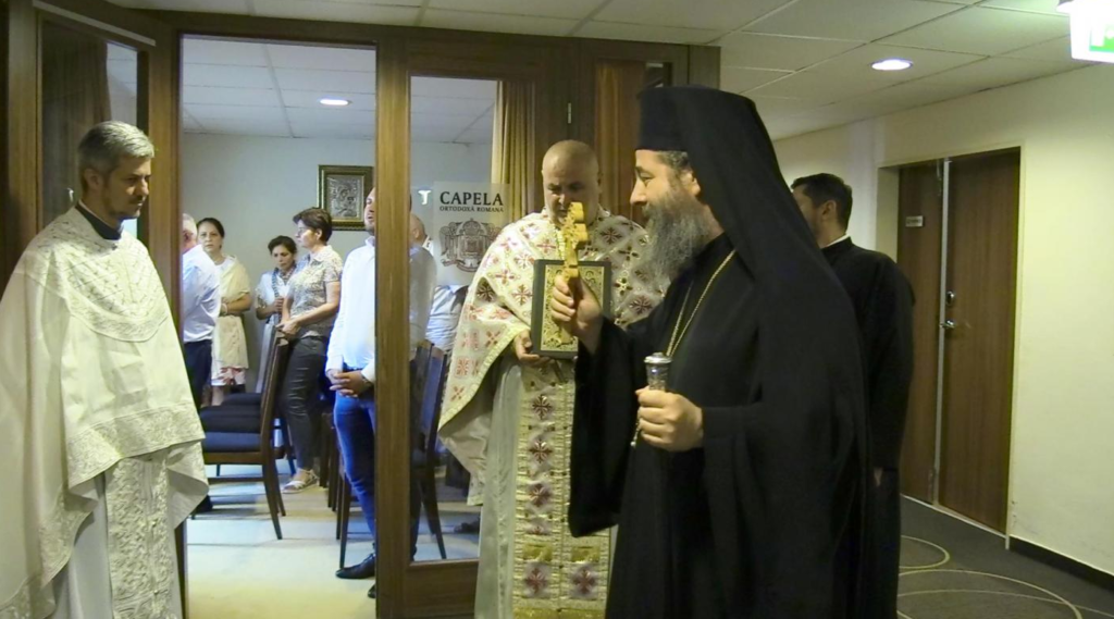 Slujire arhierească la paraclisul românesc din Seghedin (Szeged), Ungaria