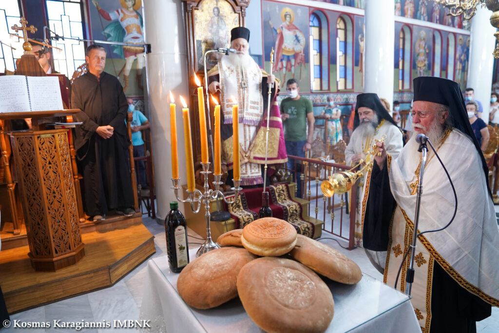 Πανηγυρικός Εσπερινός της εορτής της Αγίας Ζώνης στο Νεοχώρι