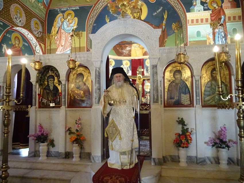 Η μνήμη του Αγίου Γερασίμου του Νοταρά στην Ι. Μητρόπολη Κορίνθου