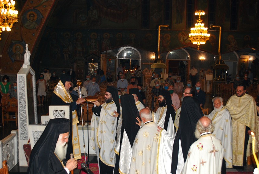 Πανηγυρικός Εσπερινός στον Άγιο Αλέξανδρο Παλαιού Φαλήρου