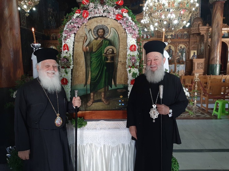 Στην Αμάρυνθο για τον Τίμιο Πρόδρομο ο Μητρ. Θερμοπυλών