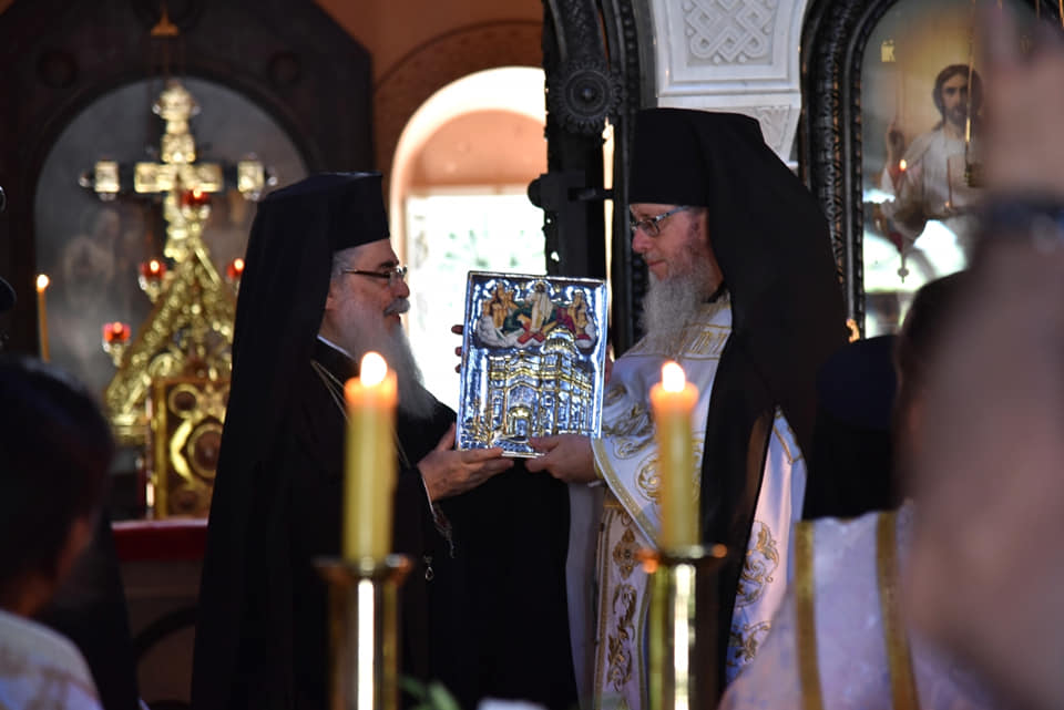 Ο Πατριάρχης Ιεροσολύμων στη Ρωσική Μονή της Γεθσημανής