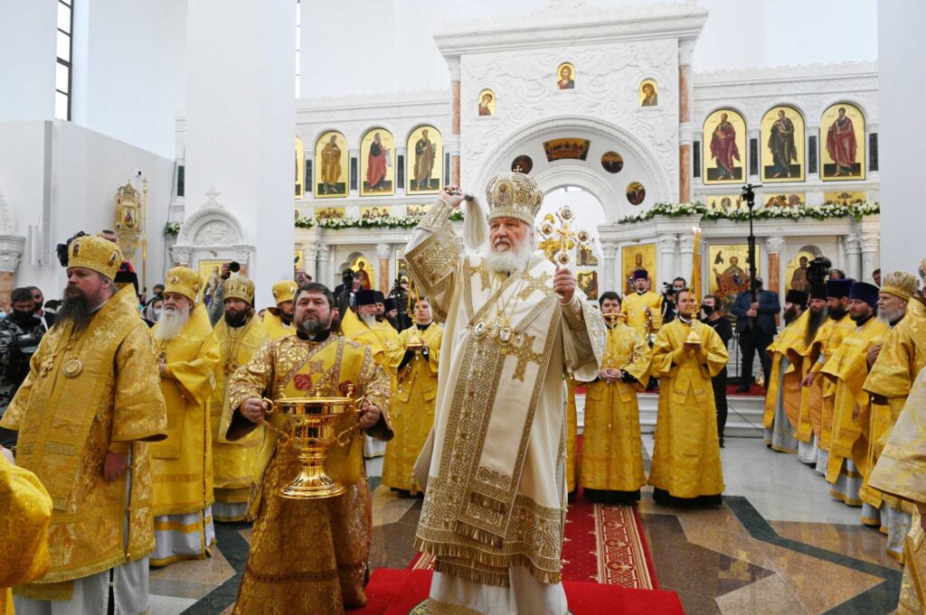 Святейший Патриарх Кирилл совершил великое освящение храма святителя Николая Чудотворца в подмосковном Красногорске