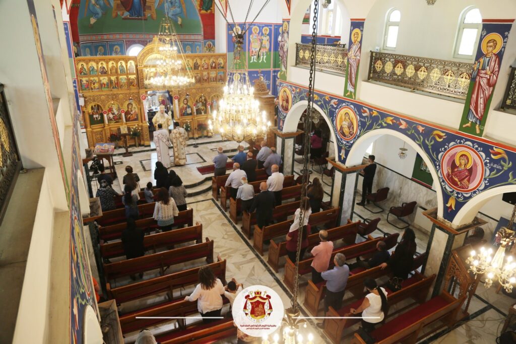 المطران خريستوفوروس في زيارة رعوية لكنيسة القديس جاورجيوس – صافوط