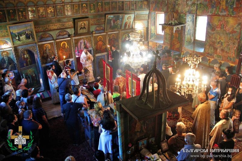 Архирейска св. Литургия в храм “Св. пр. Илия”, село Бураново