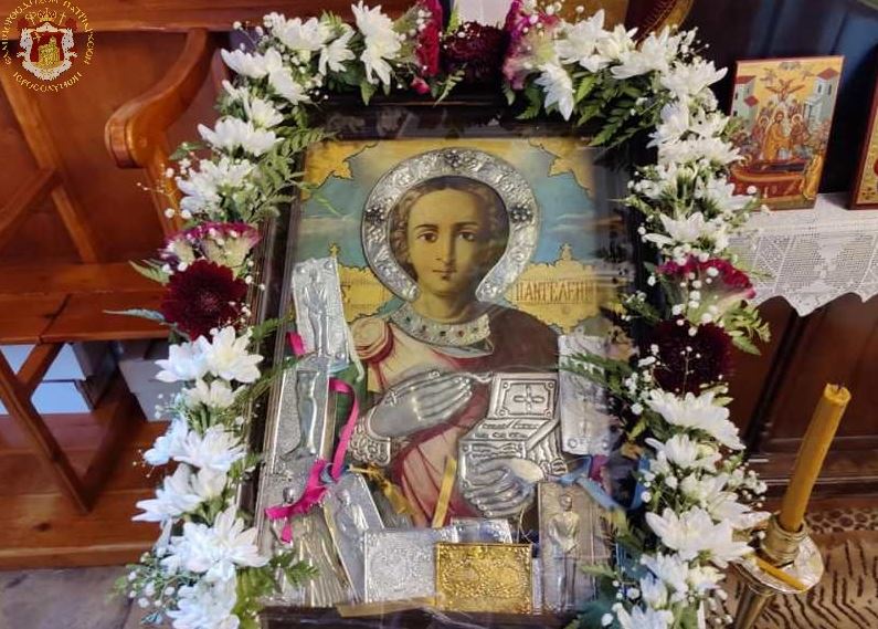 The Jerusalem Patriarchate celebrated the commemoration of the Holy Glorious Great Martyr Paneteleimon