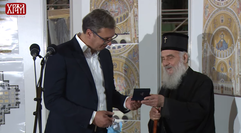 ТВ Храм: Патријарх и Председник обишли радове на унутрашњем уређењу храма Светог Саве