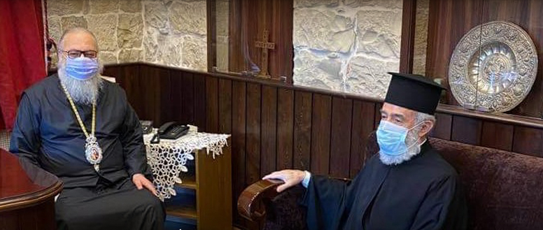 صاحب الغبطة البطريرك يستقبل صاحب السيادة المتروبوليت جاورجيوس (أبو زخم)