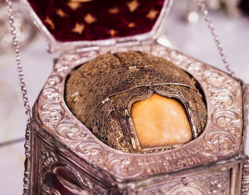 ΣΤΙΓΜΙΟΤΥΠΟ “ΟΡΘΟΔΟΞΙΑ”: Η Τιμία Κάρα του Οσίου Θεοφάνους