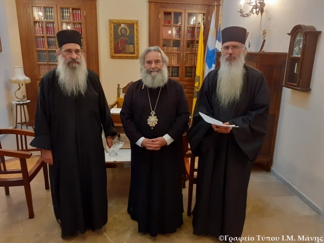 Στη Ι.Μ. Μάνης ο Καθηγόυμενος της Μονής Σταυρονικήτα