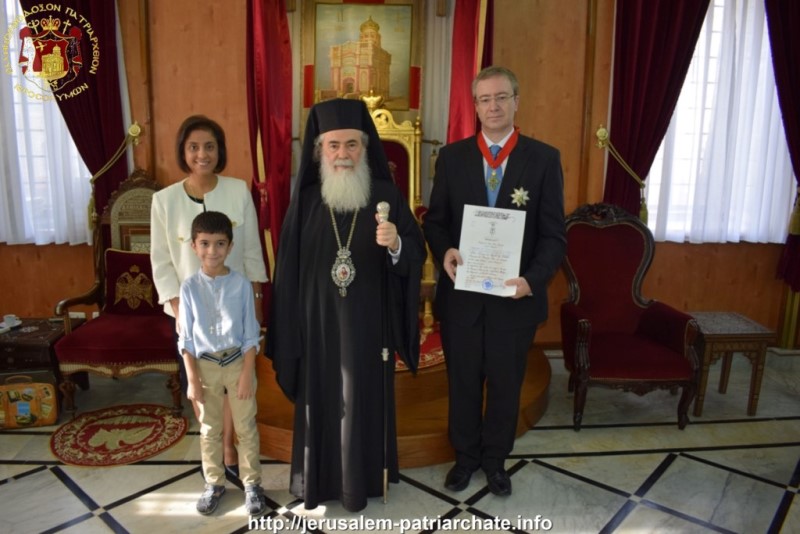 Jerusalem Patriarchate bestowed honor on Greece’s general consul in Holy City