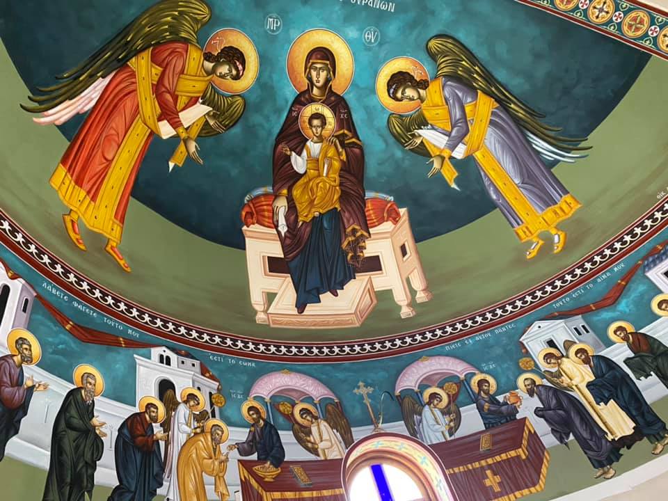 Ο Μητροπολίτης Θήρας ευλόγησε την αγιογράφηση ναού στην Περίσσα