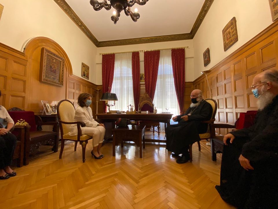 Στον Αρχιεπίσκοπο Αθηνών η Πρέσβειρα του Λιβάνου