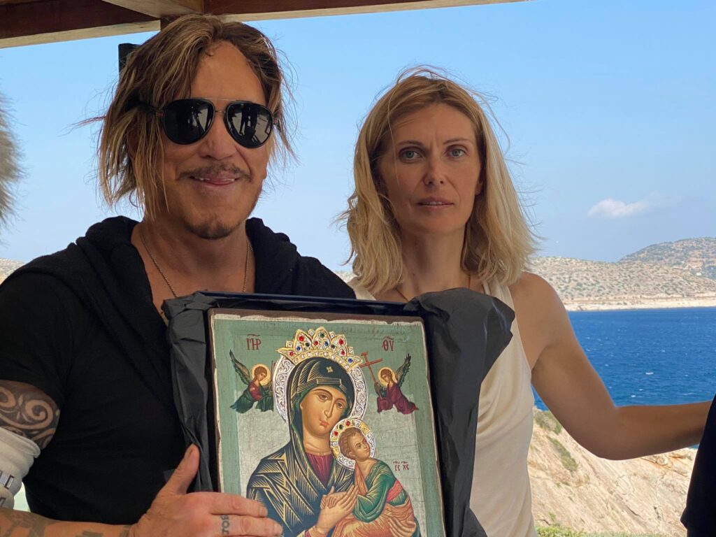 Mickey Rourke Finishes Filming “Man of God” in Greece