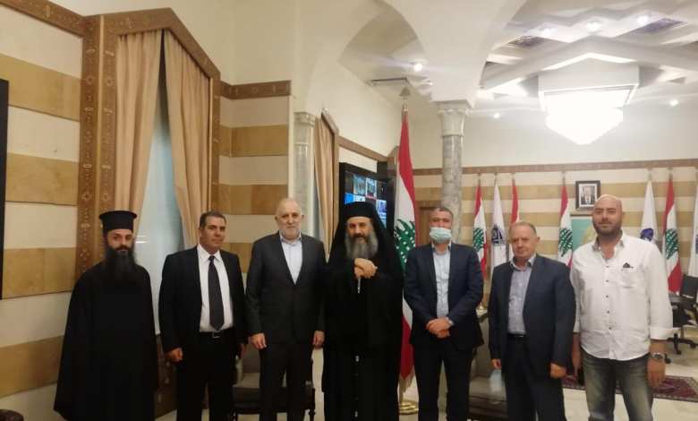 المتروبوليت أنطونيوس (الصوري) زار وزير الداخلية والبلديات مع وفد مرافق له للبحث بقضايا منطقة شرق زحلة