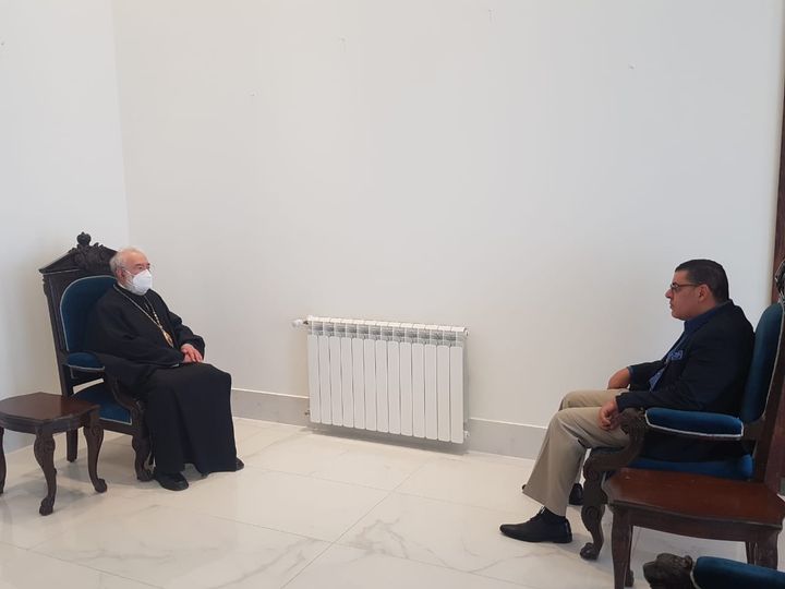 قبل ظهر الثلاثاء 29 أيلول 2020 استقبل سيادة متروبوليت بيروت وتوابعها المطران الياس عوده سفير مصر د. ياسر علوي