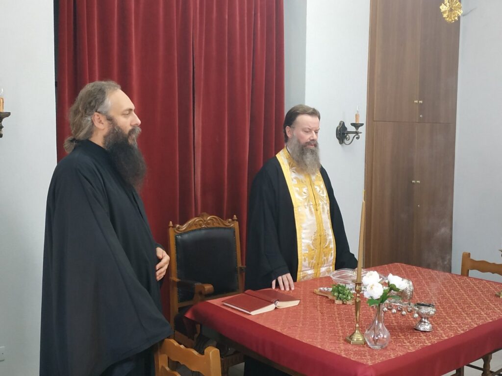 Αγιασμός στη Σχολή Βυζαντινής Μουσικής στην Αγριά