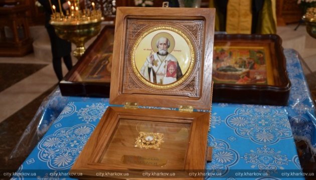 Храм в Харькове получил частицу мощей Николая Чудотворца