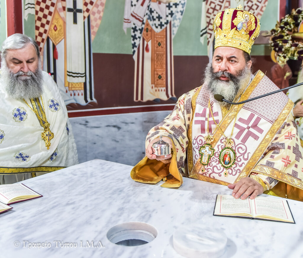 Στον Ι.Ν. Κοιμήσεως της Θεοτόκου στον Άγιο Βασίλειο Λαγκαδά