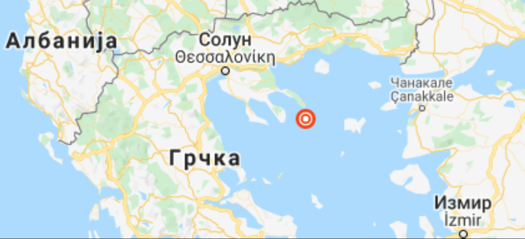 Земљотрес на Светој Гори