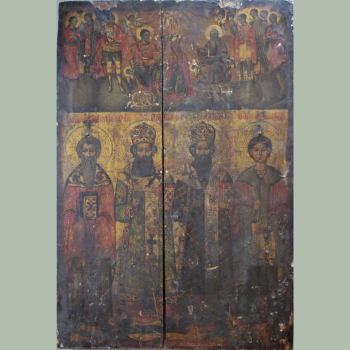 Restaurohet ikona “Shën Triadha me Shenjtorë” në Muzeun e Artit Mesjetar në Korçë