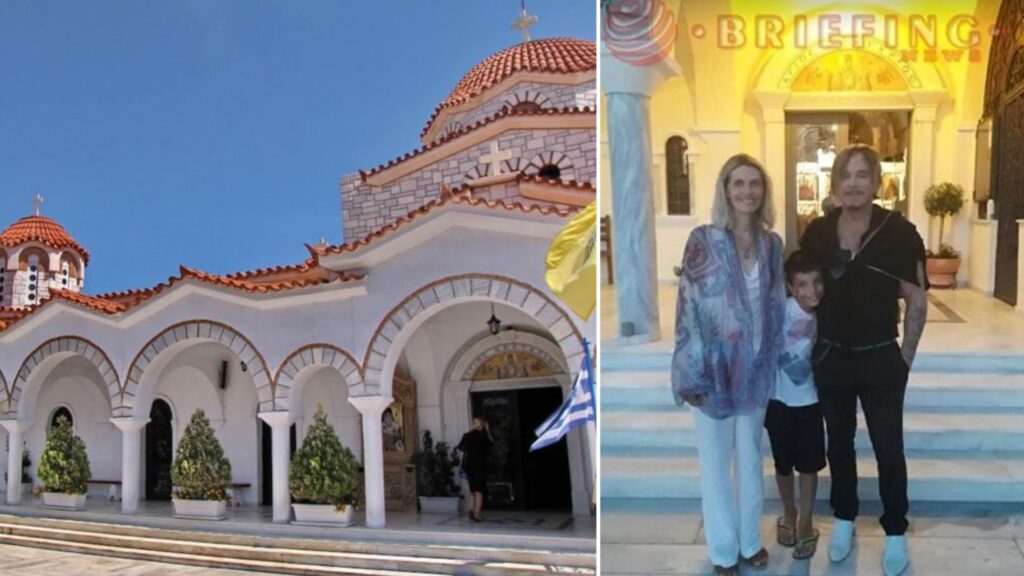 Mickey Rourke s-a rugat în Biserica Sf. Nectarie din Agios Konstantinos