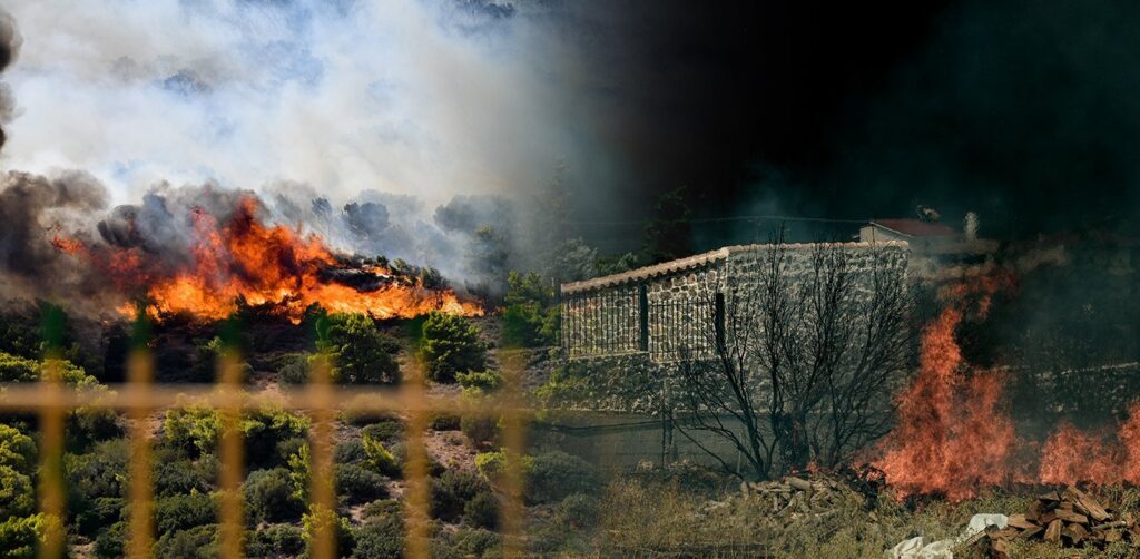 Σε πύρινο κλοιό Κερατέα, Ανάβυσσος, Νέα Μάκρη (ΒΙΝΤΕΟ)