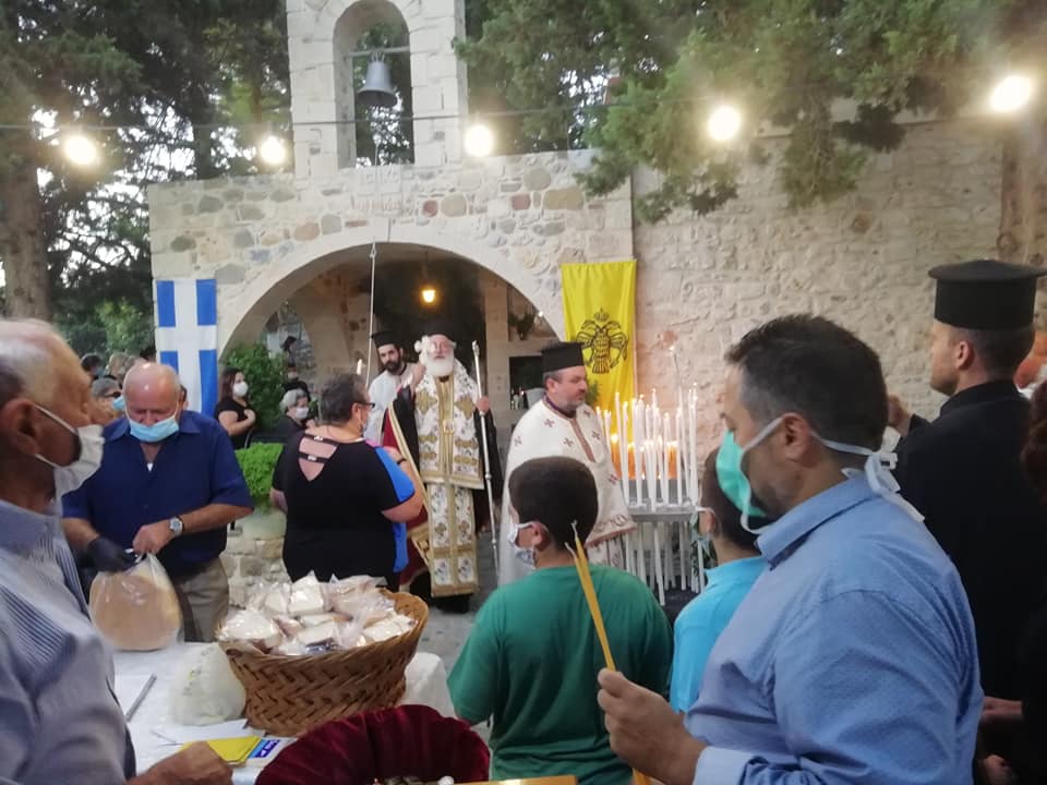 Στο πρόσωπο της Παναγίας αναφέρθηκε ο Μητροπολίτης Αρκαλοχωρίου