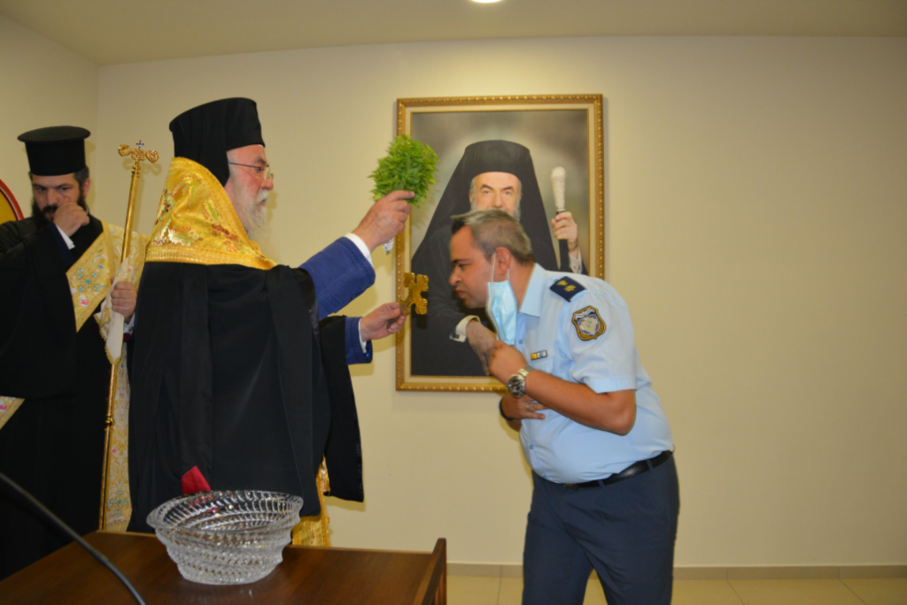 Αγιασμό για τους Αστυνομικούς του Παγγαίου τέλεσε ο Μητροπολίτης Ελευθερουπόλεως
