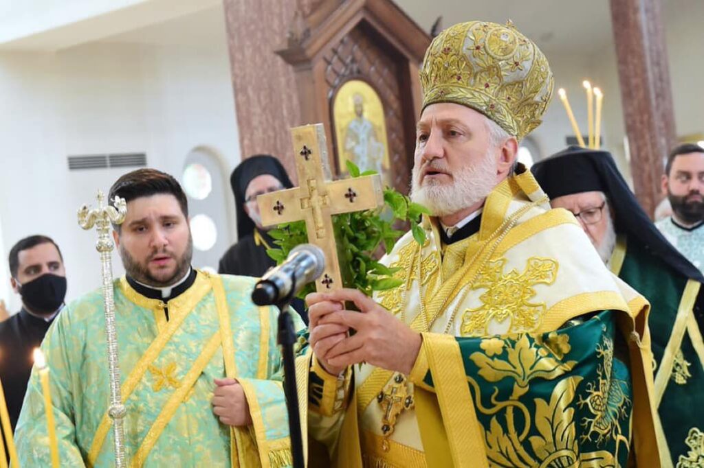 His Eminence Archbishop Elpidophoros of America for the Feast of the Holy Cross