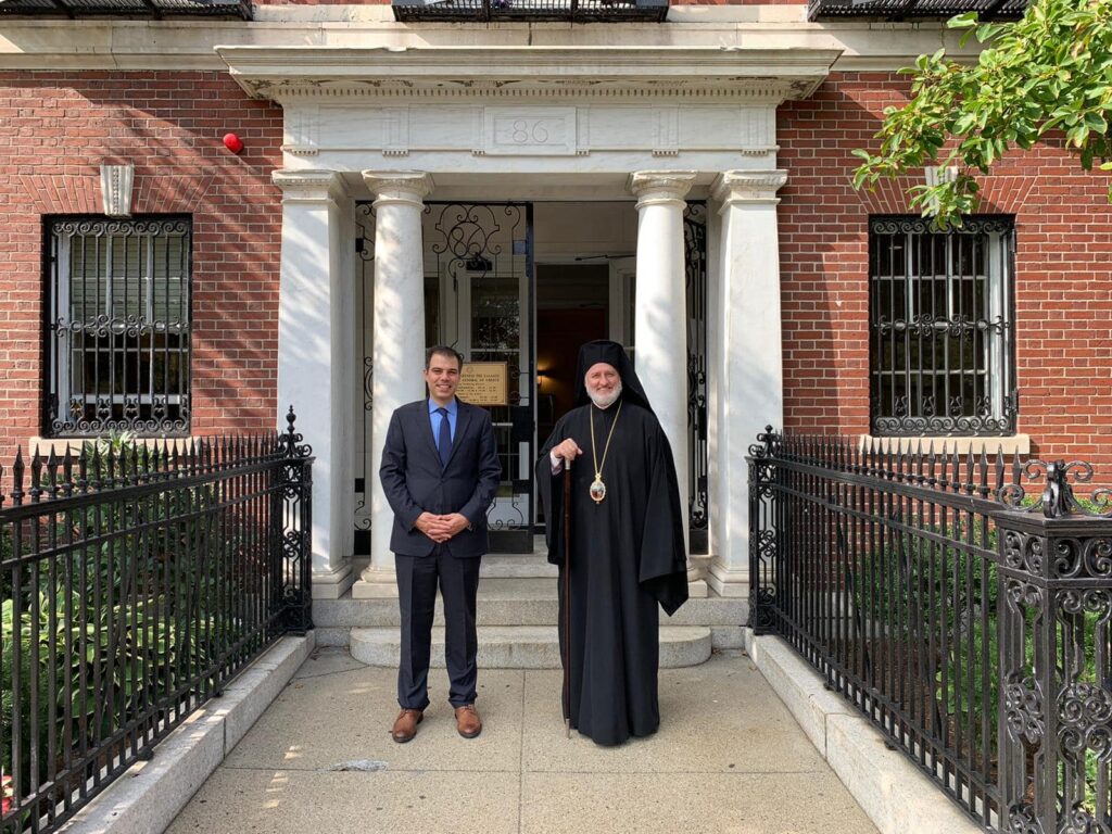 Консульство Греции в Бостоне посетил Архиепископ Америки