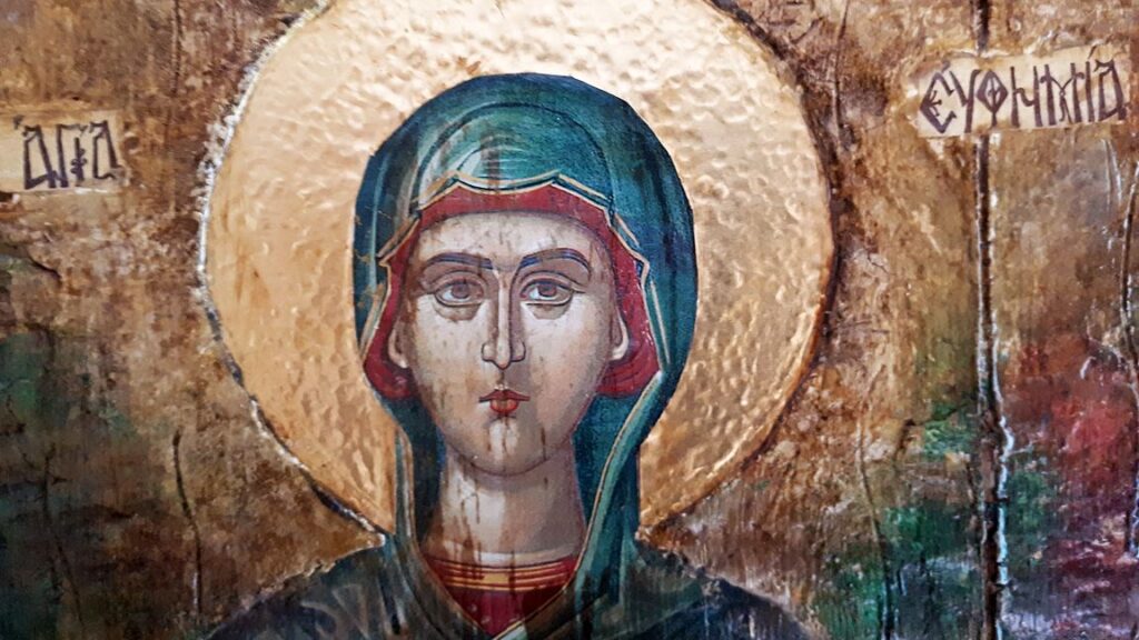Αγρυπνία σήμερα για την Αγία Ευφημία στη Νέα Χαλκηδόνα